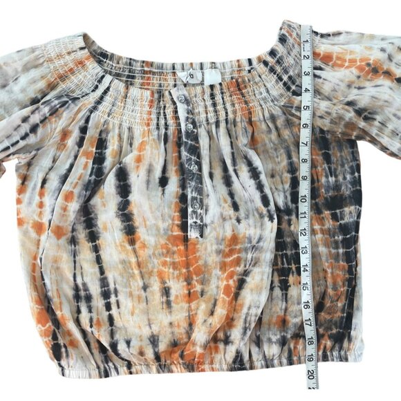 Desigual Ambar Boatneck Blouse Off Shoulder Smock Embroidered Boho L Boho $132 - Picture 9 of 14